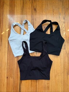 3 Pack Workout Crop Tops